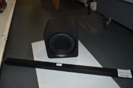 *Samsung Soundbar and Subwoofer