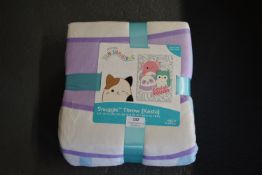 *Squishmallows 50x70” Snuggle Throw
