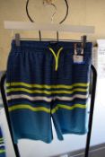 Spyder Boy’s Blue Swim Shorts Size: 11-12 Years