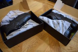 2x Pair of Contractor 100 Black Safety Footwear Size: 13