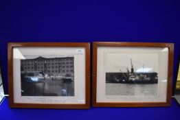 Two Original Photographs of Hull Docks, and Shipping