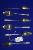 Set of Silver Teaspoons - Birmingham 1932, 146g total