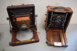 Two Bellows Cameras Including Compur and Coronet