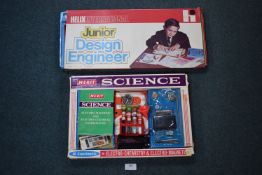 Merit Science Lamp, and a Helix Junior Design Engineer Set