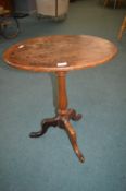 Small Georgian Tilt Top Tripod Table