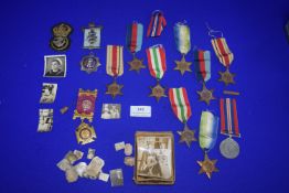 WWII Medals, RAOB Medallions, etc.