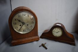 Two Mantel Clocks