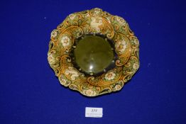 Linthorpe Majolica Dish Stamped 1885