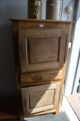 French Oak Two Door Cabinet