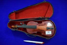 Miniature Cased Violin
