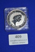 Australian Kookaburra 1991 Solid Silver $5 Coin