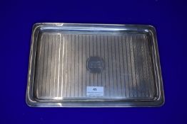 Rectangular Silver Tray - Hallmarked Birmingham 1946, ~477g