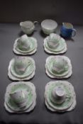 Grafton China Polka Dot Part Tea Set etc. 20pcs