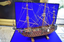 Wooden Model of a Spanish Galleon