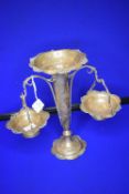 Silver Epergne with Two Baskets - Hallmarked Sheffield 1910, with Filled Base