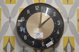 Retro Metamec Wall Clock