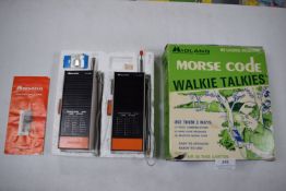 Midland Morse Code Walkie Talkie Set
