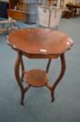 Victorian Mahogany Piecrust Occasional Table