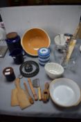 Vintage Kitchenalia Including Hornsea Pottery Storage Jars, T.G. Green Items, etc.