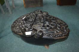 Continental Cast Iron Enamel Coal Bucket