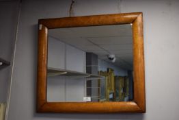 Mirror with Birdseye Maple Cushioned Frame