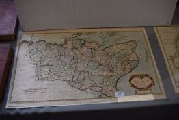 Original Map of Kent circa 1700 by Robert Morden