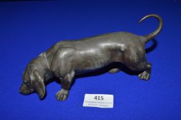 Bronzed Spelter Hound