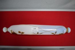 Nailsea Painted Glass Sailors Rolling Pin