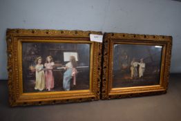 Pair of Sentimental Victorian Prints