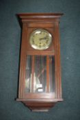 1930’s Oak Pendulum Wall Clock