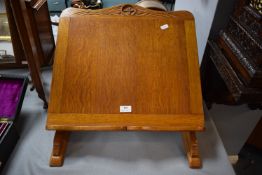*Oak Lectern with Carved Supports