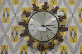 Retro Metamec Wall Clock