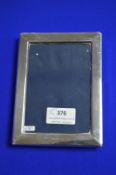 Silver Photo Frame - Hallmarked Sheffield 1984