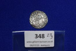 Elizabeth I 1592 Hammered Silver Sixpence 2.7g