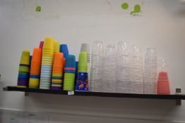*Assorted Reuseable Plastic Cups and Glasses