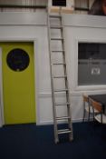 *20 Rung Aluminium Double Extending Ladder