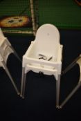 *Pair of Ikea High Seat Chairs