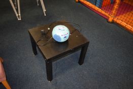 *Frozen CD Player and Black Square Table