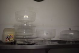 *Four Cake Domes, and Assorted Birthday Candles