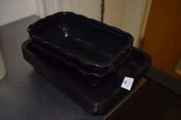 *Black Plastic Food Containers