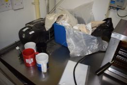 *Music Player, Assorted Cups, Sweeping Brush, Cleaning Cloth, Bin Bags, etc.