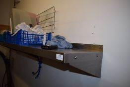 *Vogue Wall Mounted Stainless Steel Shelf 50x30cm