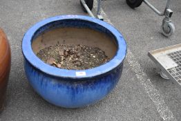 Large Glazed Garden Planter