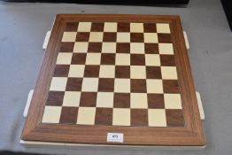 Wood Effect Chess Board
