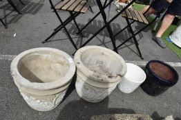 Four Garden Planters