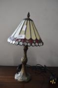 Leaded Glass Table Lamp