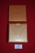 Dyadema 18ct Gold Plated Sterling Silver Neck Chain with Love Pendant