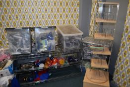 *Metal Shop Display Rack & Contents including Beer