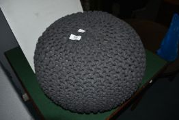 Snug City Knotted Pouffe