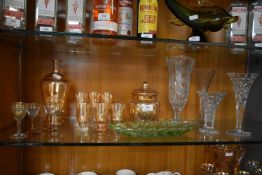 Assorted Glass Vases & Bowls etc